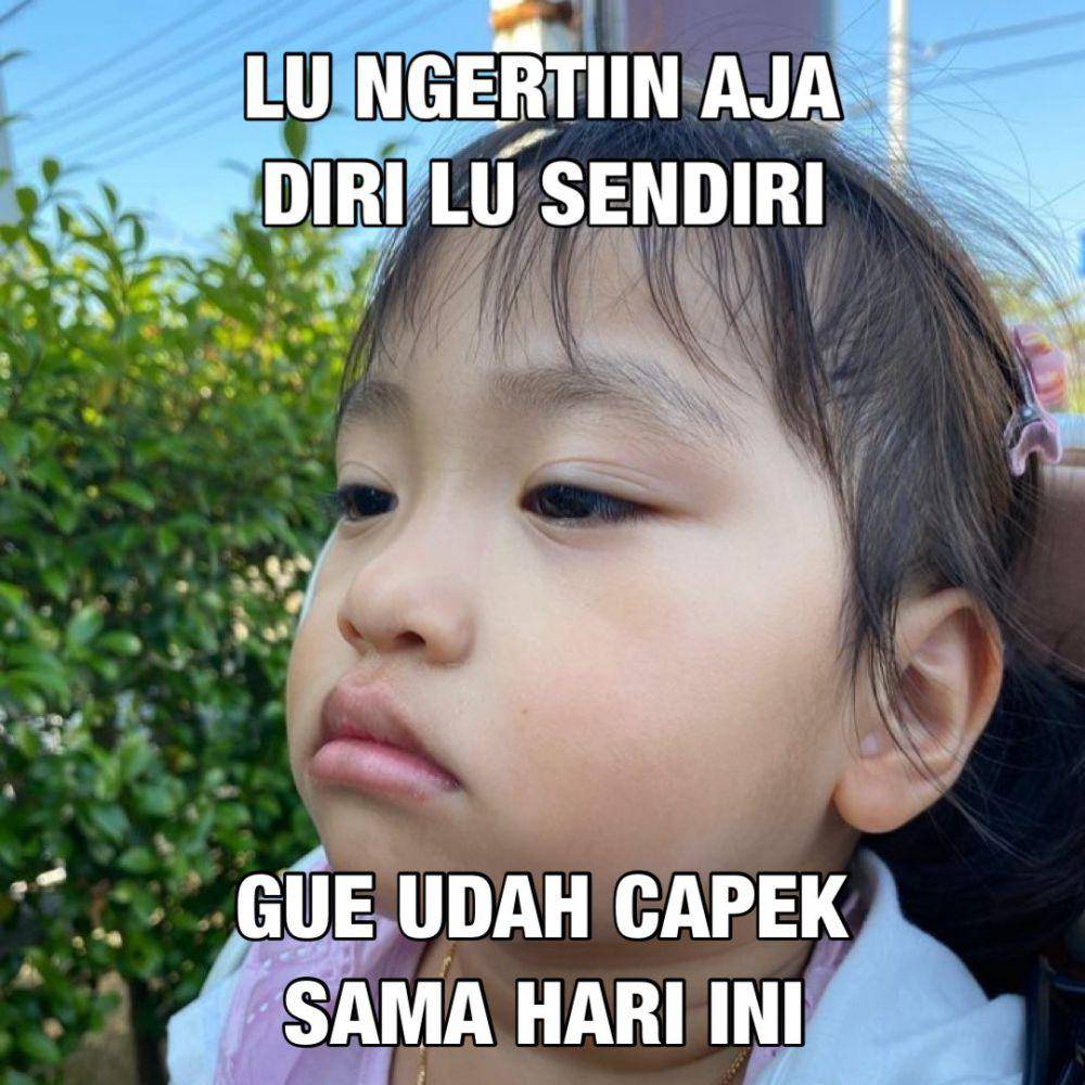 meme Ritsuki tentang menjalani kehidupan (x.com/adityajuliannn)