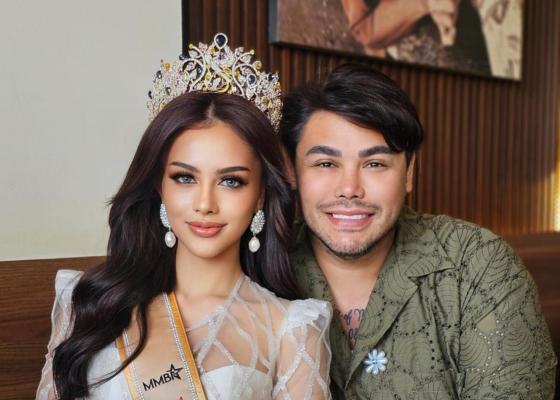 7 Potret Keberangkatan Olla Levina ke Miss Planet International 2024
