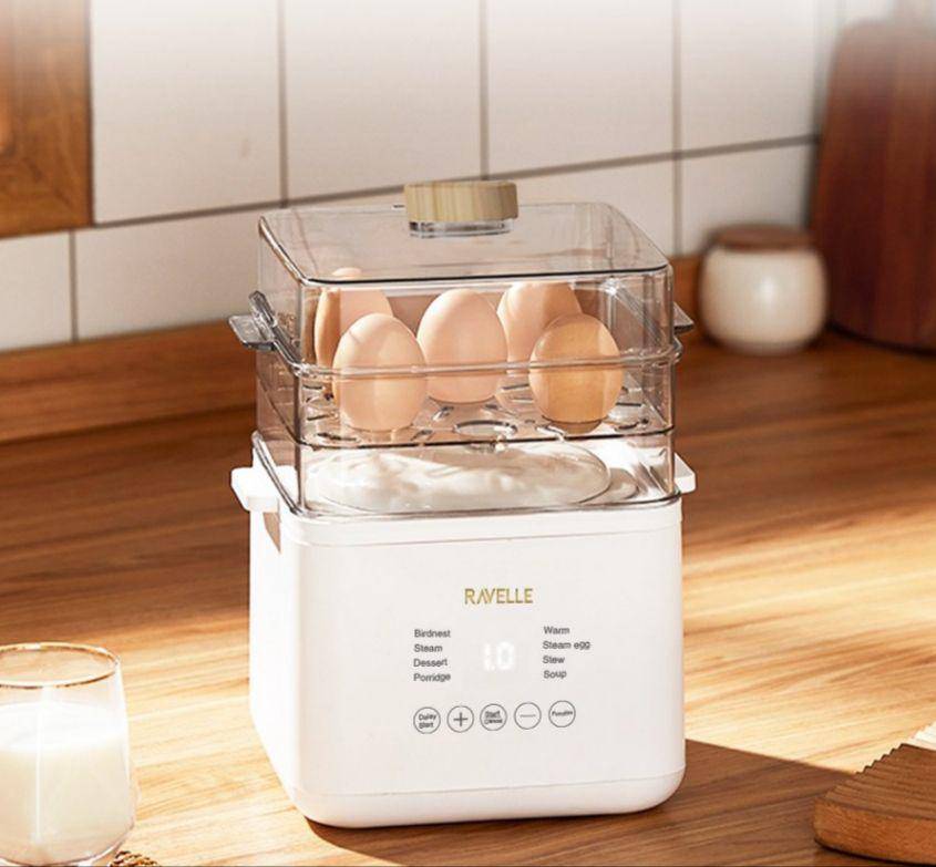 Ravelle Digital Electric Slow Cooker and Steamer 1 L (shopee.co.id/Ravelle Official Shop)