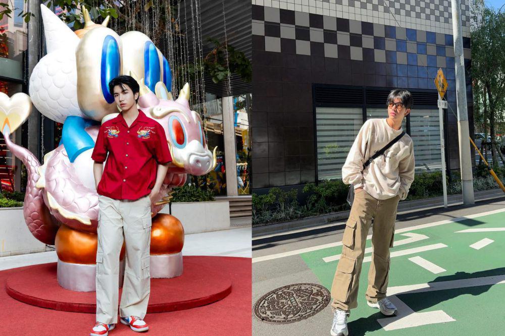 7 Inspirasi OOTD Pakai Celana Kargo ala Aktor Keen Suvijak, Hypebeast!