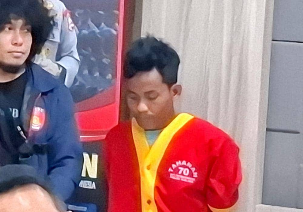 Andi Gugun alias Akmal (23) pelaku pembunuhan Jessica Sollu alias Chika (23) / IDN Times : Darsil Yahya