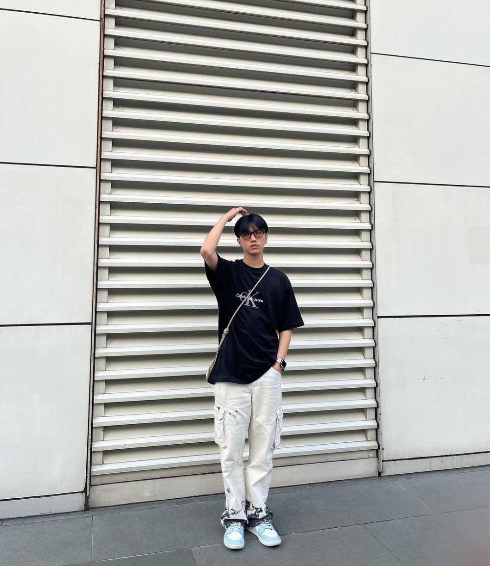OOTD pakai celana kargo ala Keen Suvijak (Instagram.com/keenkeno)