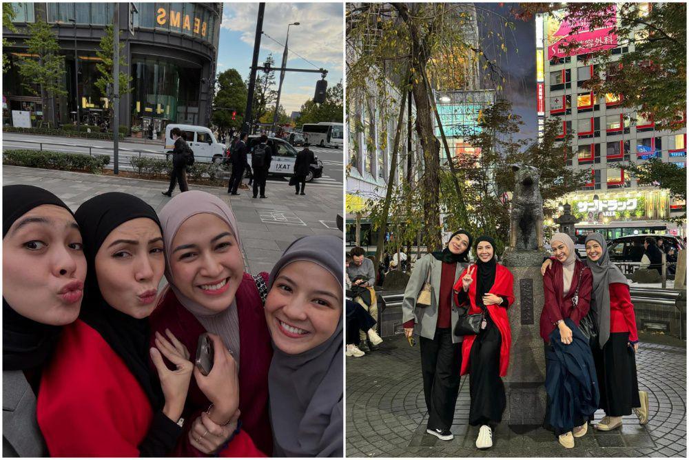 7 Potret Dian Ayu dan Sahabat ke Jepang, Kerja sekaligus Liburan!