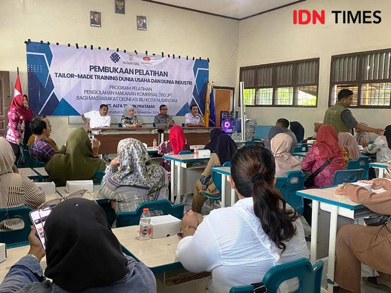 Masyarakat IKN peserta pelatihan TMT DUDI (IDN Times/Ervan)
