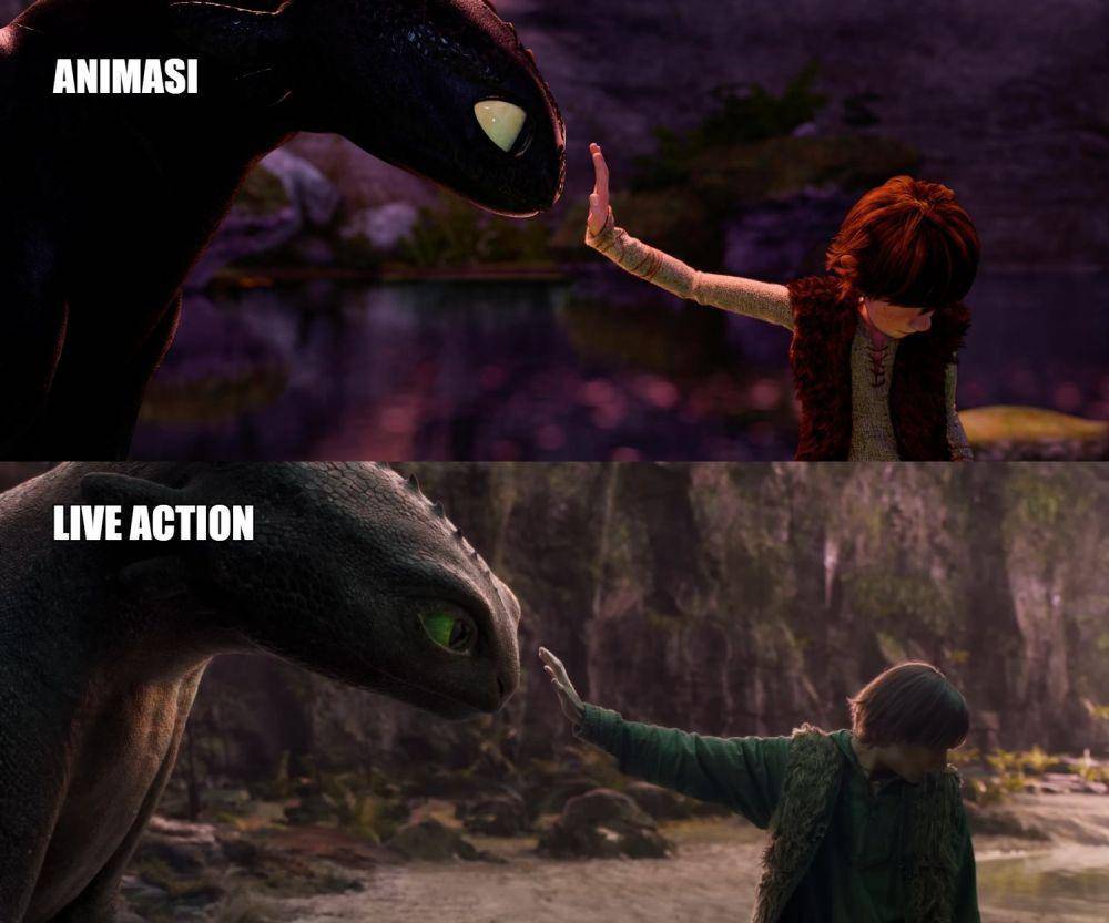 Trailer How to Train Your Dragon Live Action vs Animasi (dok. Dreamworks/Train Your Dragon Live Action | YouTube.com/Universal Pictures)