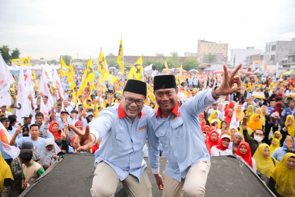 Kampanye Akbar ADIL Dipadati Ribuan Masyarakat Deli Serdang