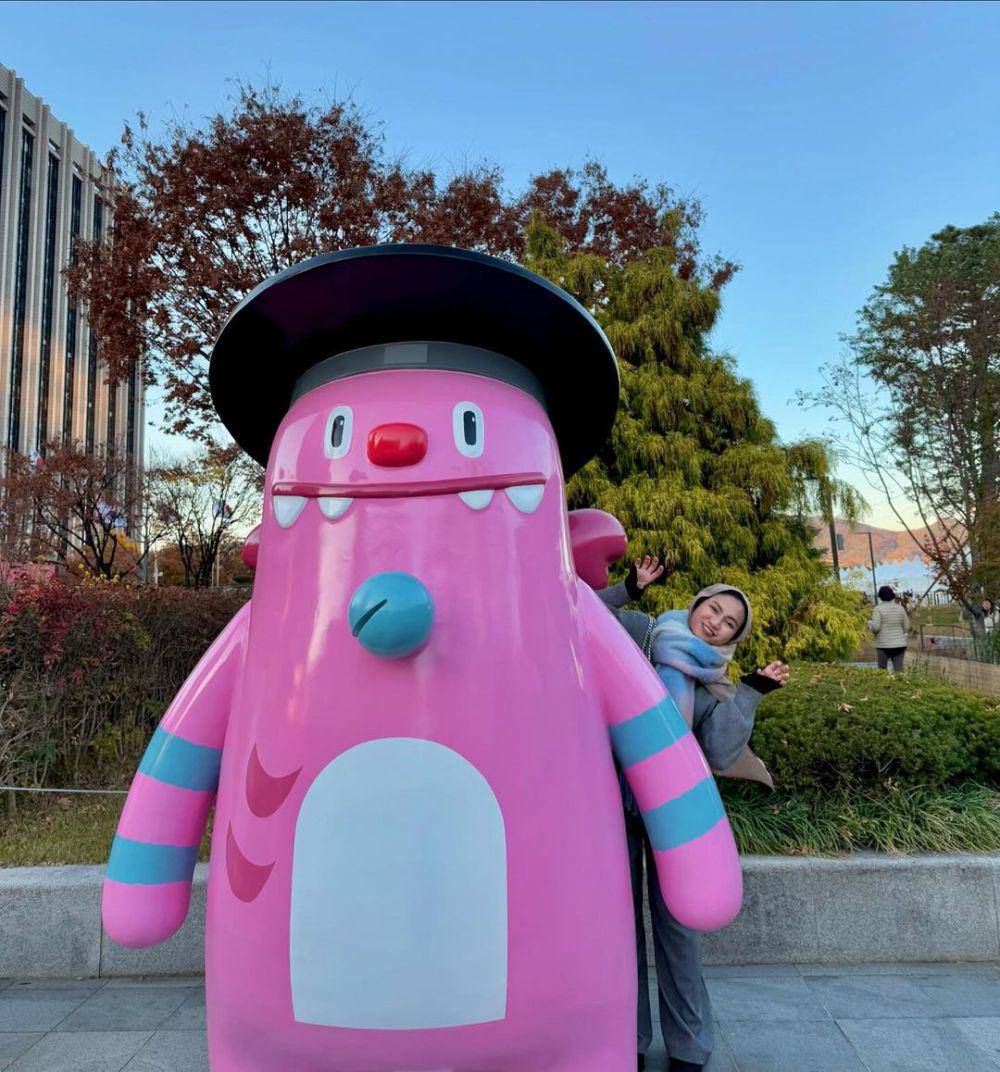 potret Xaviera Putri di Gyeongbokgung Palace (instagram.com/xavieraaputri)