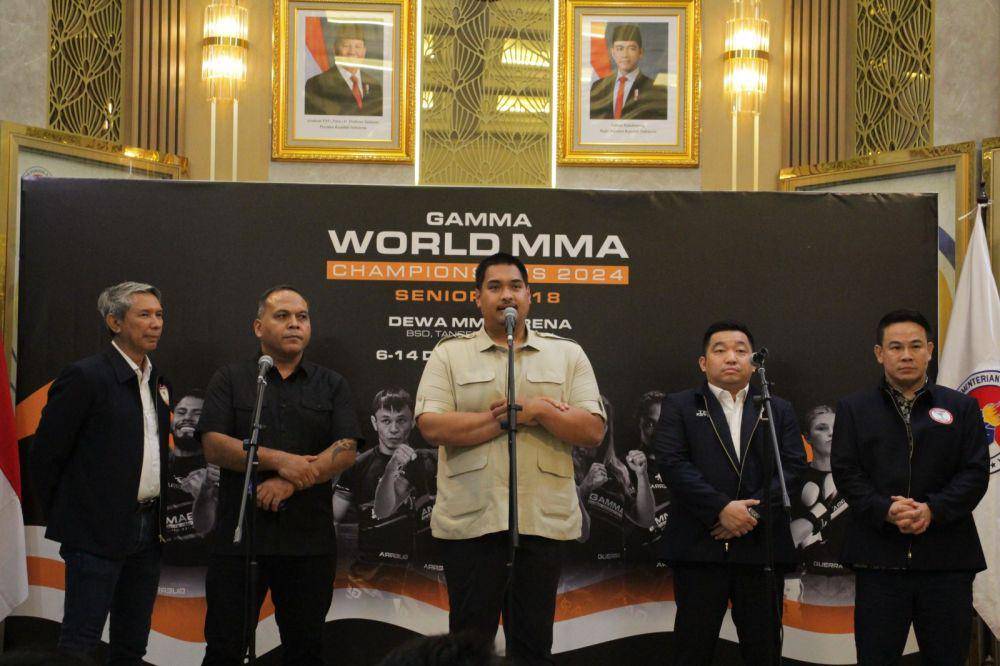 GAMMA World MMA Championships 2024 akan dihelat pada 6-14 Desember 2024. (Dok. PB Pertacami).