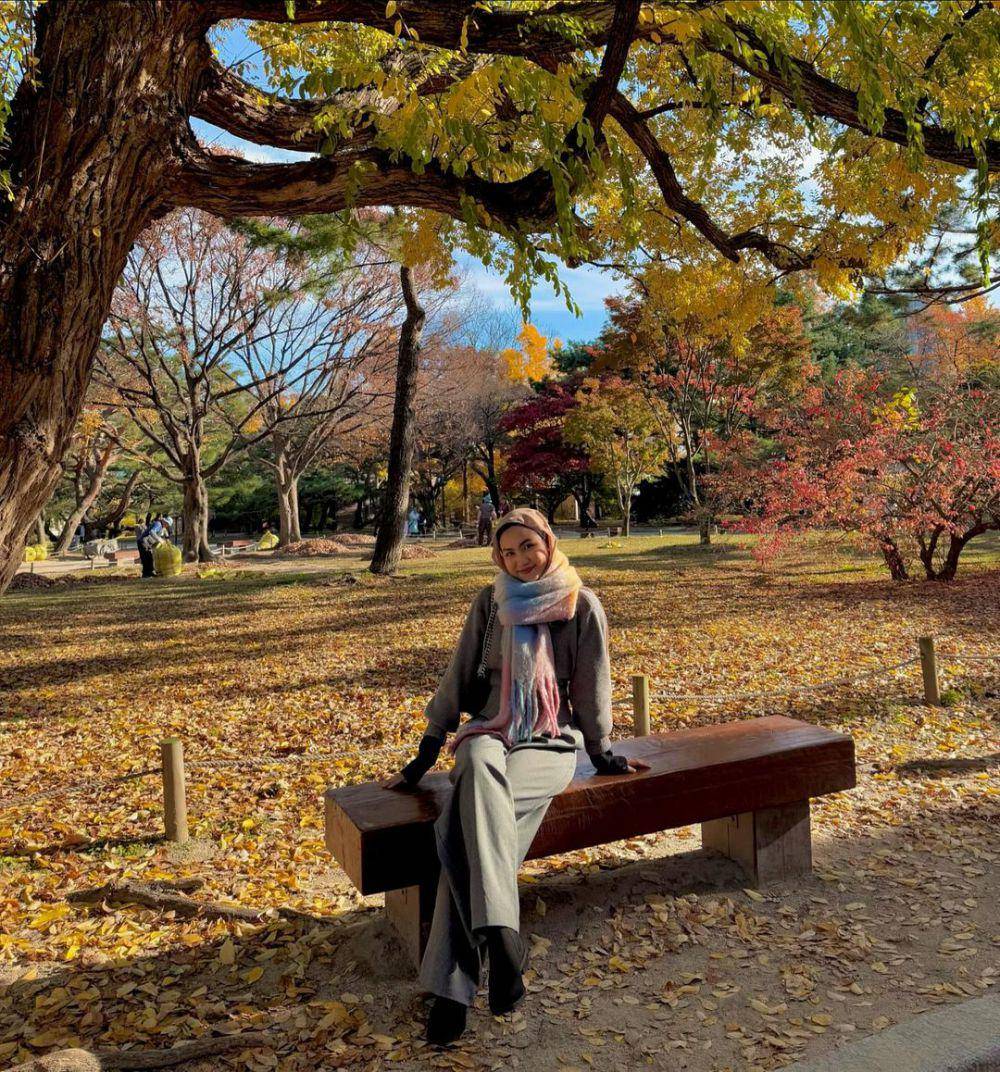 potret Xaviera Putri di Gyeongbokgung Palace (instagram.com/xavieraaputri)