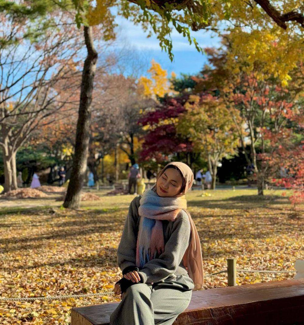 potret Xaviera Putri di Gyeongbokgung Palace (instagram.com/xavieraaputri)