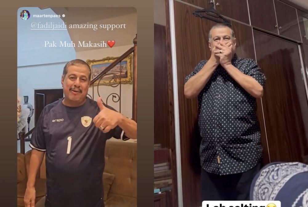 7 Potret Reaksi Pak Muh usai Di-notice Maarten Paes, Bahagianya Nular!