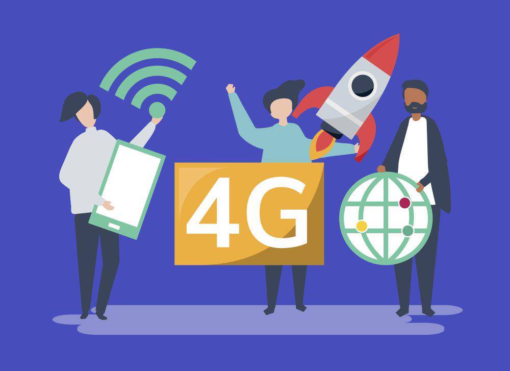 ilustrasi 4G (freepik.com/rawpixel-com)