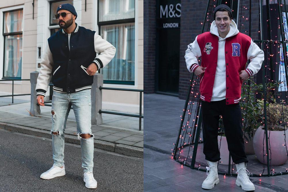 10 Ide Mix and Match Varsity Jacket untuk Pria, Modis dan Trendi!