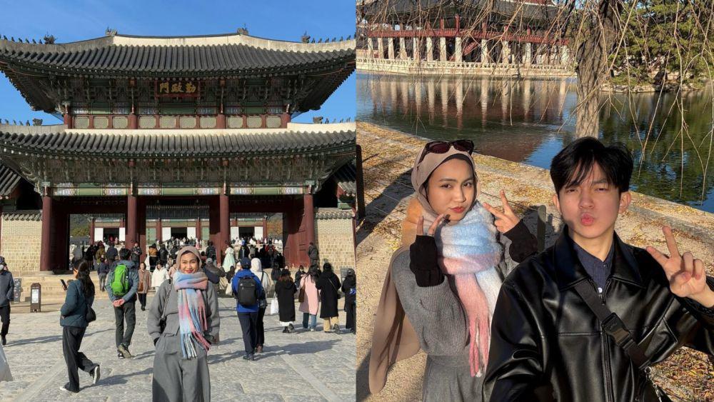 9 Potret Xaviera Putri di Gyeongbokgung Palace, Jadi Pemandu Wisata!