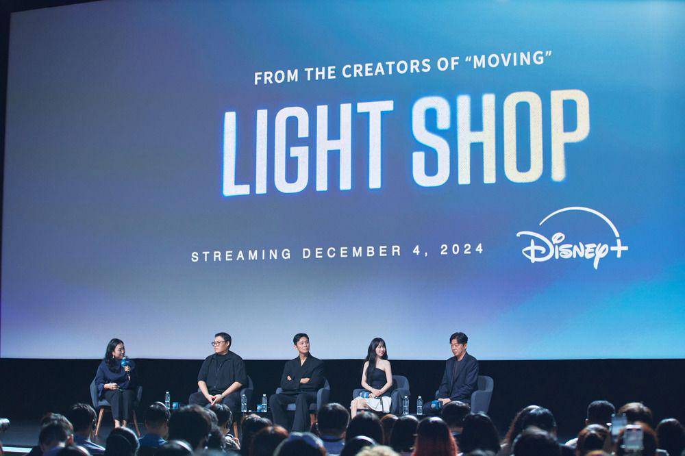 Press conference drakor Light Shop di Disney Content Showcase APAC 2024 (dok. Disney+ Hotstar/Light Shop)