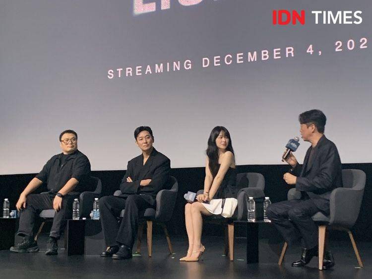 Press conference drakor Light Shop di Disney Content Showcase APAC 2024 (IDN Times/Indra Zakaria)
