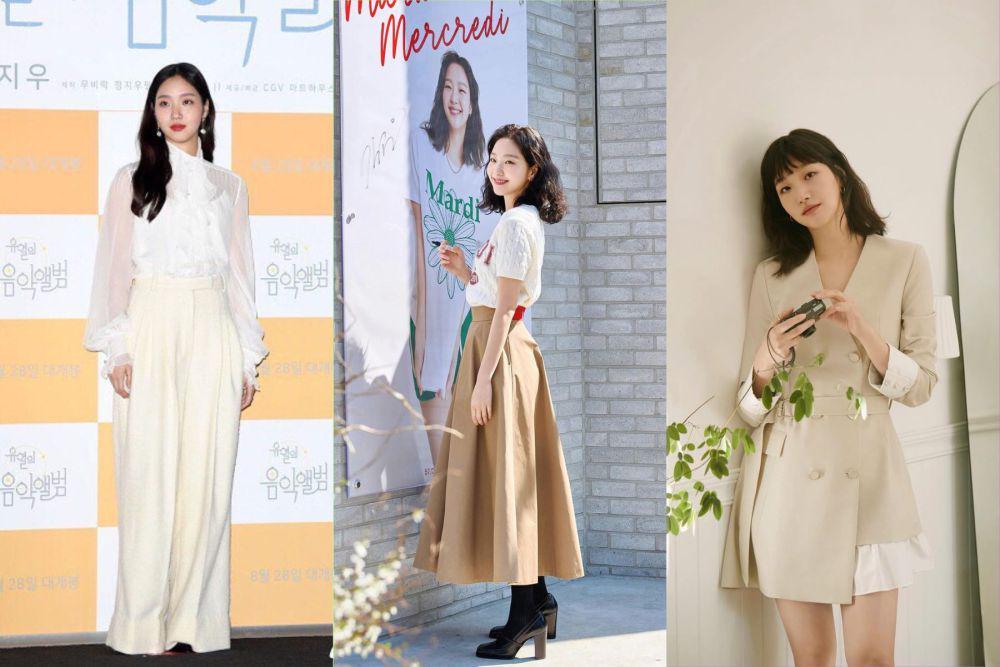 12 Ide Outfit Feminin ala Kim Go Eun, Manis Maksimal!