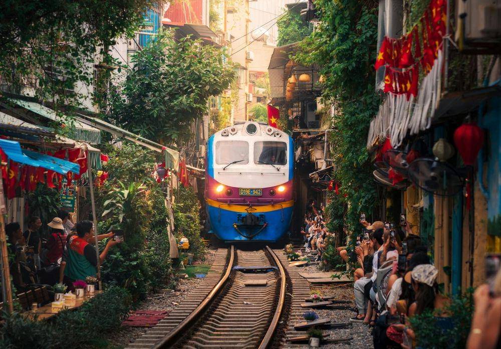 Hanoi Train Street, Vietnam