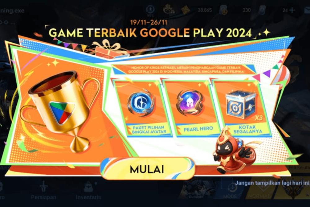 Honor of Kings Menjadi Game Terbaik Google Play 2024