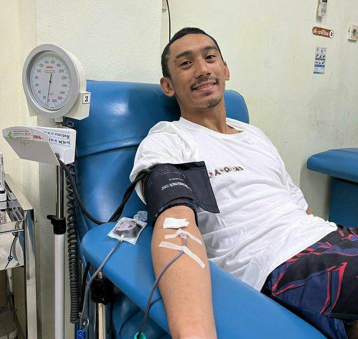 potret Daffa Wardhana rutin donor darah (instagram.com/daffawardhana)