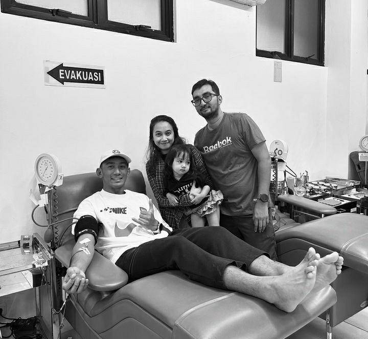 potret Daffa Wardhana rutin donor darah (instagram.com/daffawardhana)