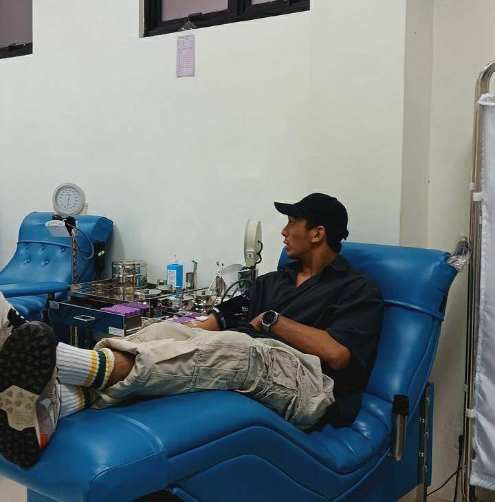 potret Daffa Wardhana rutin donor darah (instagram.com/daffawardhana)