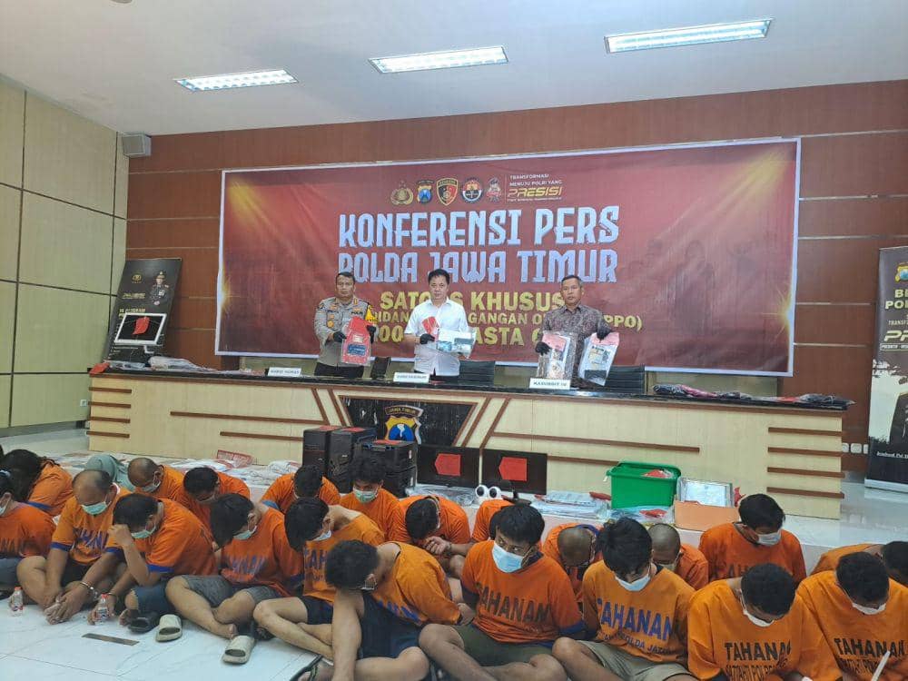 41 Tersangka TPPO Diringkus Polda Jatim, Kasus Pekerja Migran