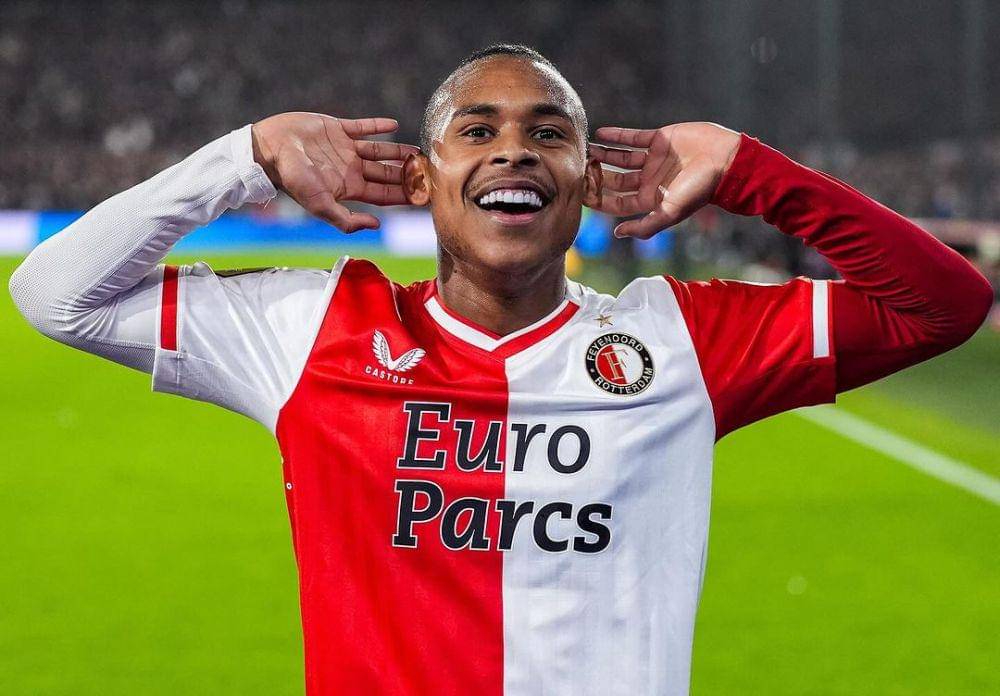 Igor Paixao saat merayakan golnya bersama Feyenoord. (instagram.com/igorpaixao_00)