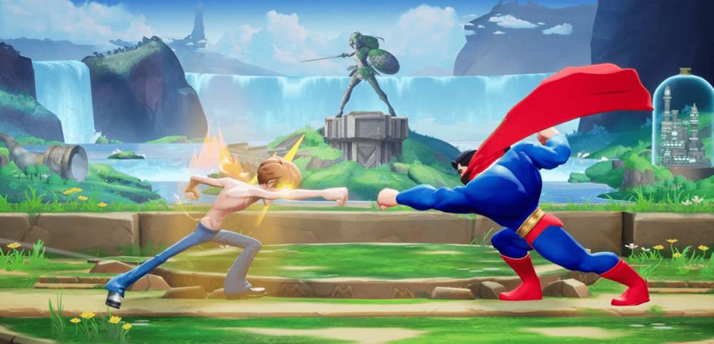cuplikan pertarungan Shaggy Rogers dengan Superman (dok. Warner Bros. Games/MultiVersus)