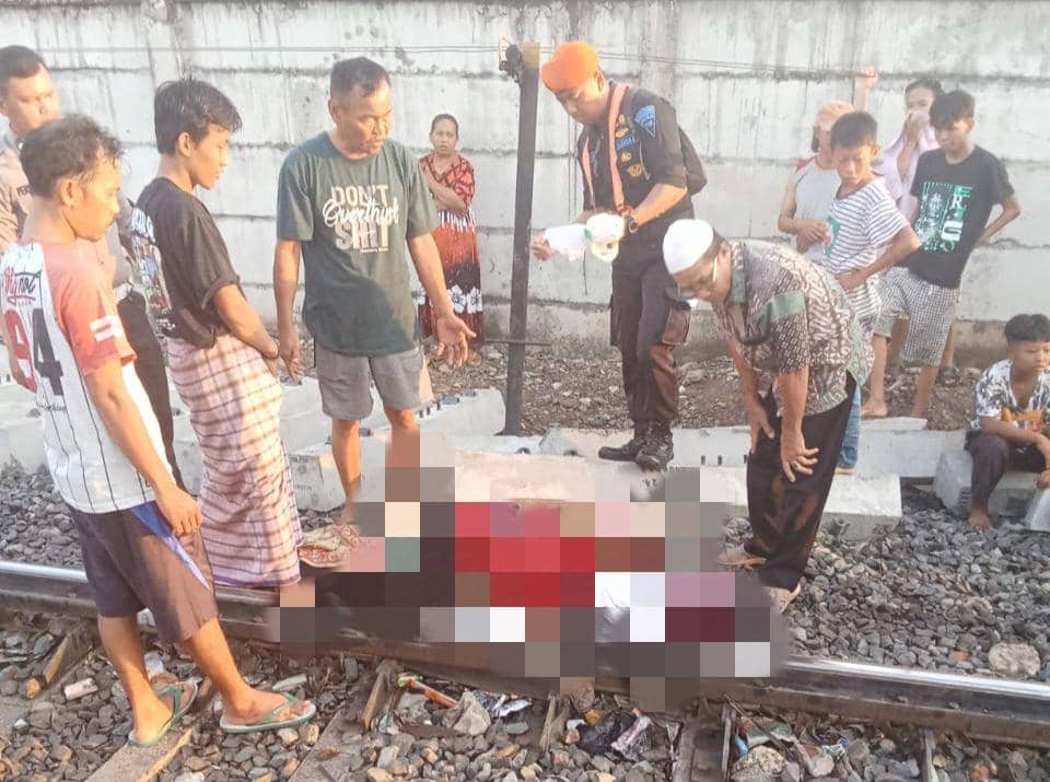 Diduga Depresi, Perempuan Bandar Lampung Tewas Tertabrak Kereta Api