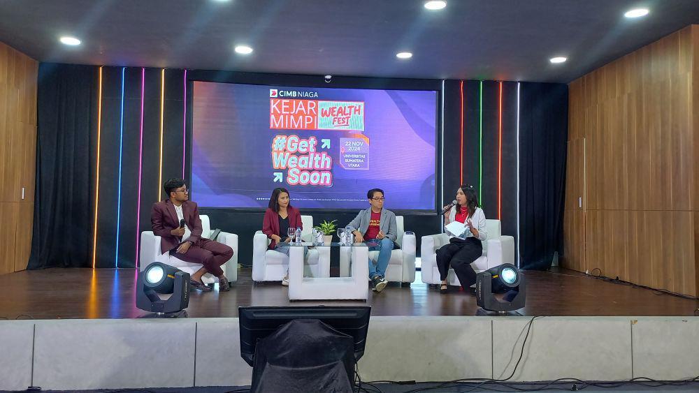 Ajak Investasi, CIMB Edukasi Kaya Cara Anak Medan di USU