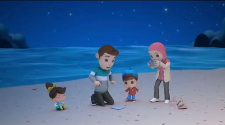 Kartun asal Malaysia (Youtube.com/Omar & Hana)