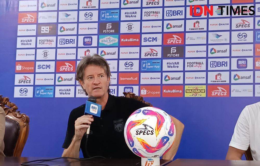 Pelatih Borneo FC, Pieter Huistra mengakui persaingan di kompetisi musim ini lebih sulit. (IDN Times/Erik Alfian)