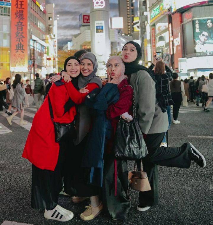 momen liburan Geng RANAYU di Jepang pada November 2024 (instagram.com/ninazatulini22)