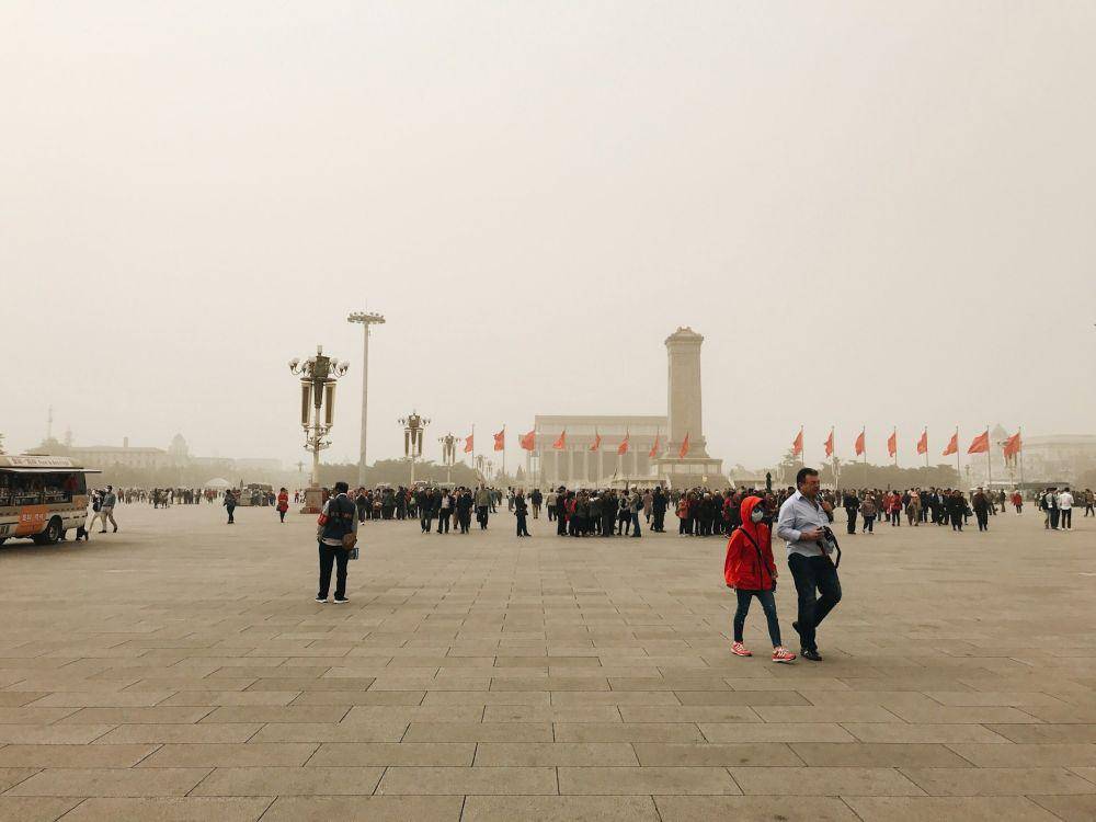 Potret Tiananmen Square di Beijing, China (unsplash.com/zacharykeimig)