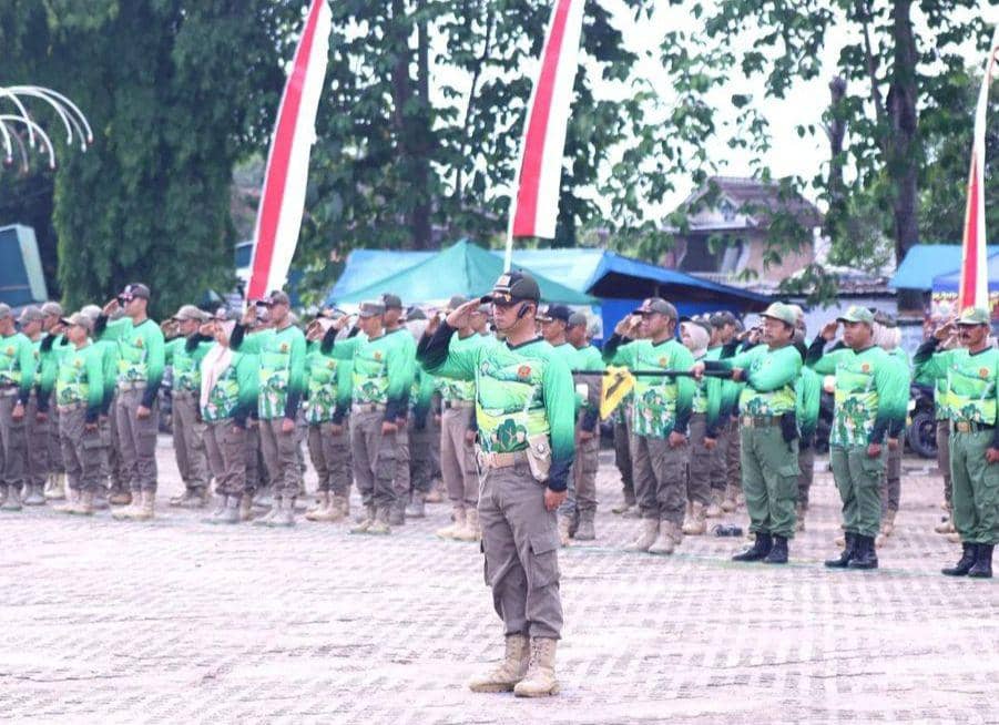 Puluhan Ribu Satpol PP dan Linmas Lampung Siaga Hadapi Pilkada 2024