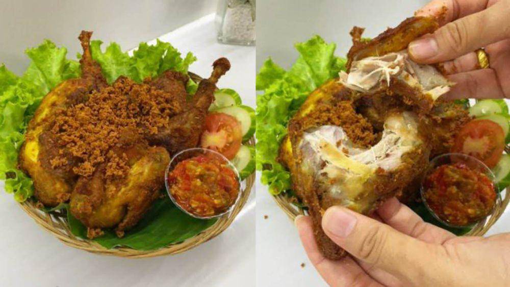 ilustrasi ayam goreng bumbu opor (YouTube.com/Diary Siska)