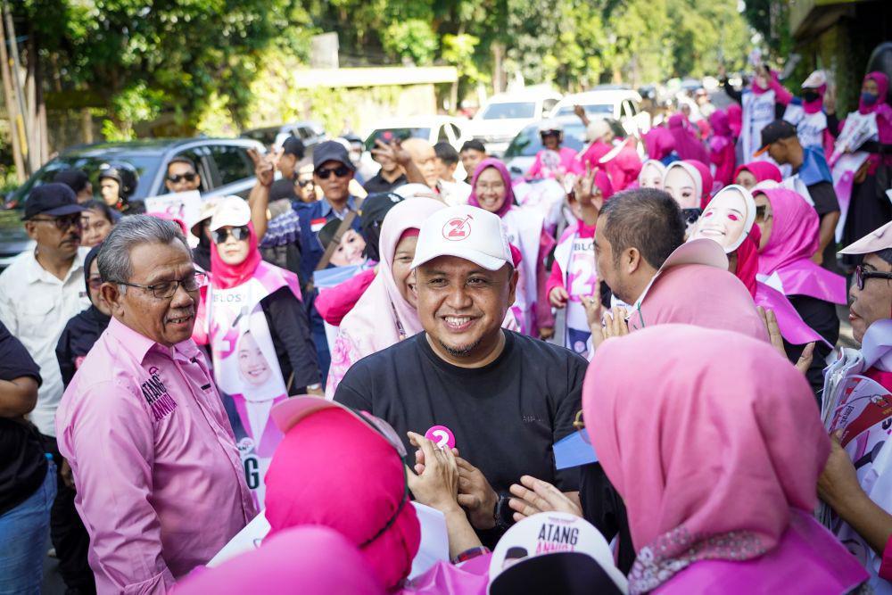 Kampanye Terakhir, Atang-Annida Target Menang 35 Persen Suara