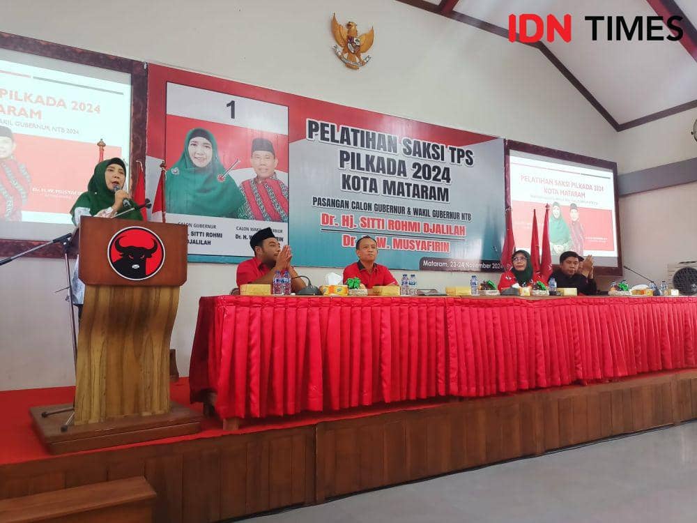 PDIP Kota Mataram Latih Ratusan Saksi untuk Kawal Pilgub NTB