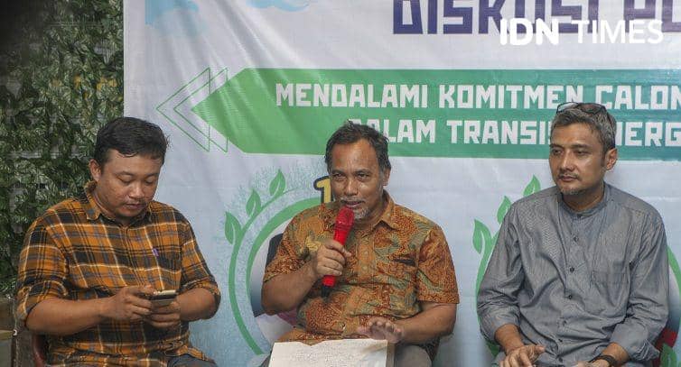 Diskusi mendalami komitmen cakada dalam transisi EBT (IDN Times/Rangga Erfizal)