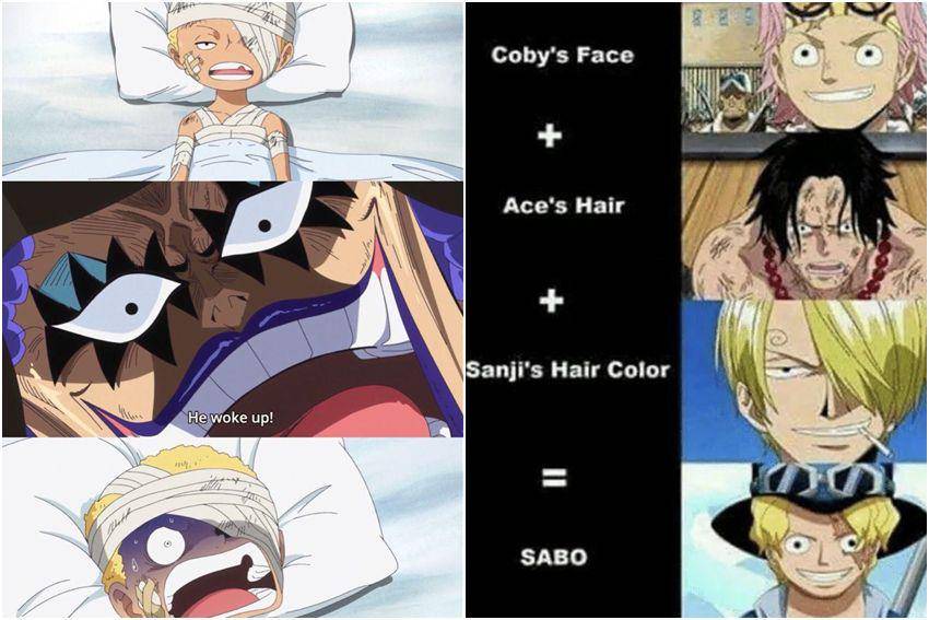 kolase potret meme Sabo (reddit.com/user/hana-hana-no-mi | reddit.com/user/Bossun94)