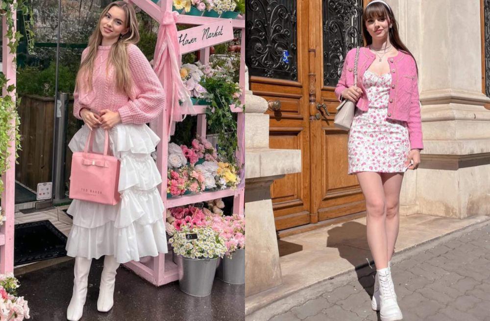 9 Ide Outfit Bernuansa Pink ala Lavinia Teodora, Looks Pretty!