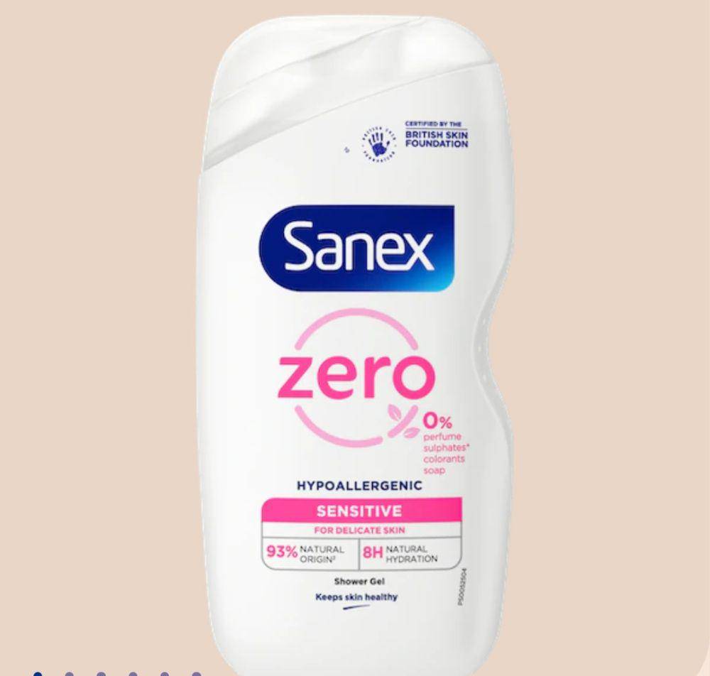 Sanex Zero% Antibacterial Shower Gel (www.sanex.co.uk)