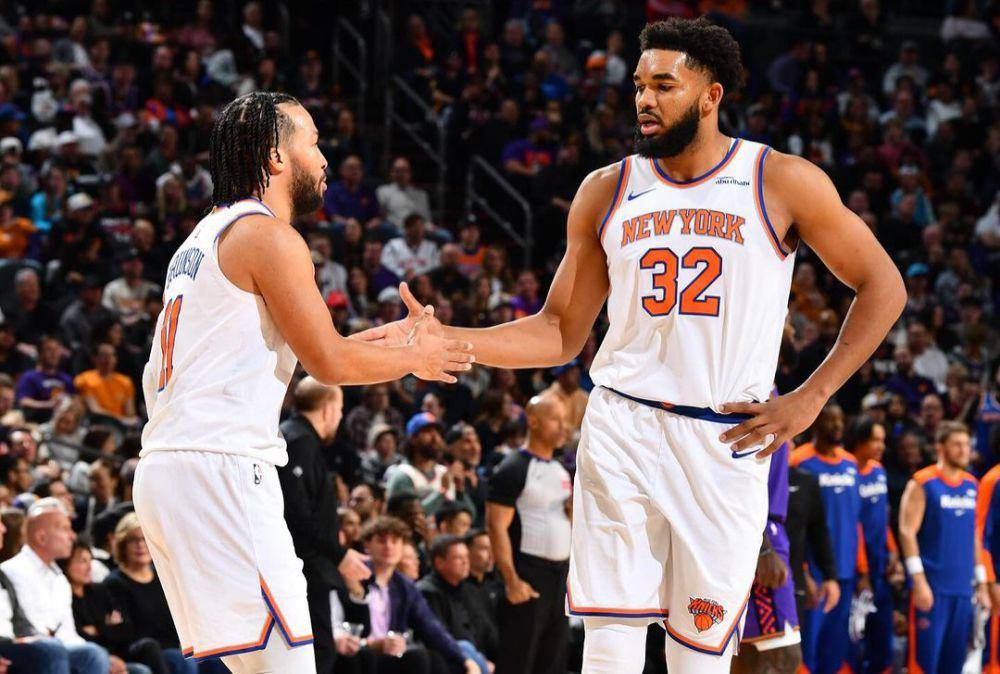 Jalen Brunson dan Karl-Anthony Towns (instagram.com/nyknicks)