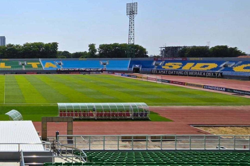 Potret wajah baru Stadion Gelora Delta Sidoarjo pada 2024. (instagram.com/deltras.official)