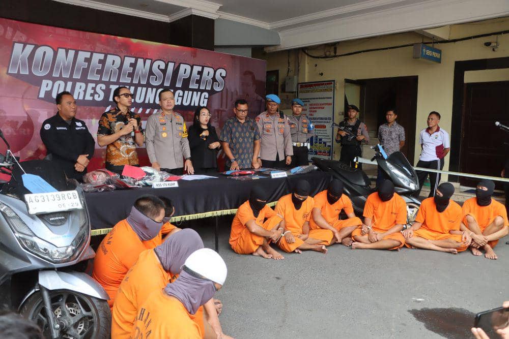 Oknum anggota perguruan silat di Tulungagung yang ditangkap Polisi. IDN Times/ Bramanta Pamungkas