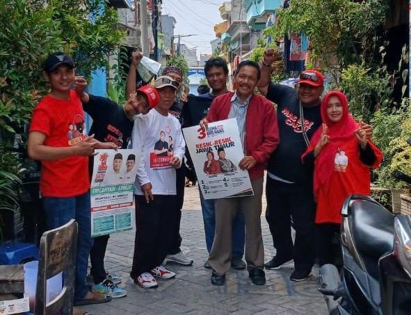 PDIP Surabaya Turun di 153 Kelurahan untuk Risma-Gus Hans