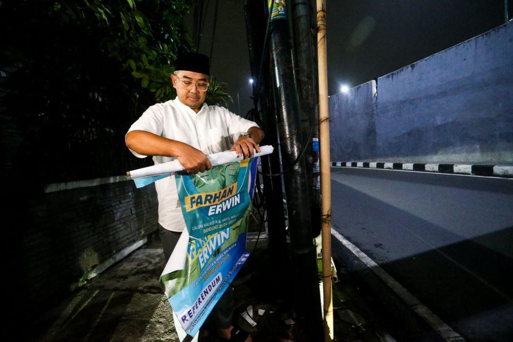 KPU Kota Bandung Minta Tim Paslon Turunkan APK Secara Mandiri