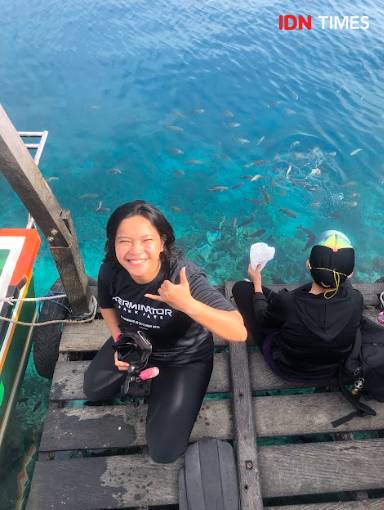 Suasana di Pulau Derawan (IDN Times/Ernia Karina)