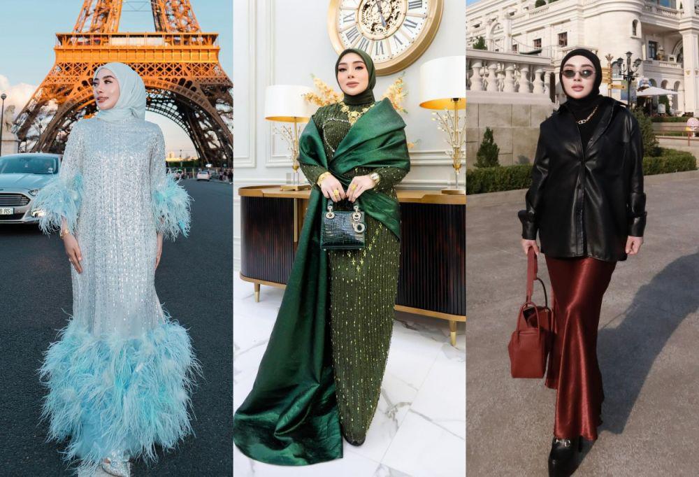 14 OOTD Glamor Shella Saukia, Pebisnis Asal Aceh